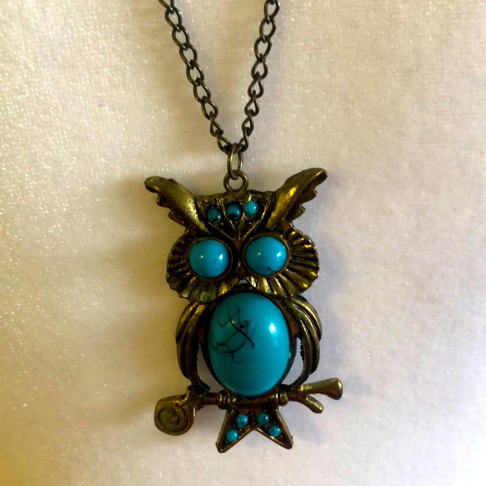 Long vintage owl 🦉 necklace
